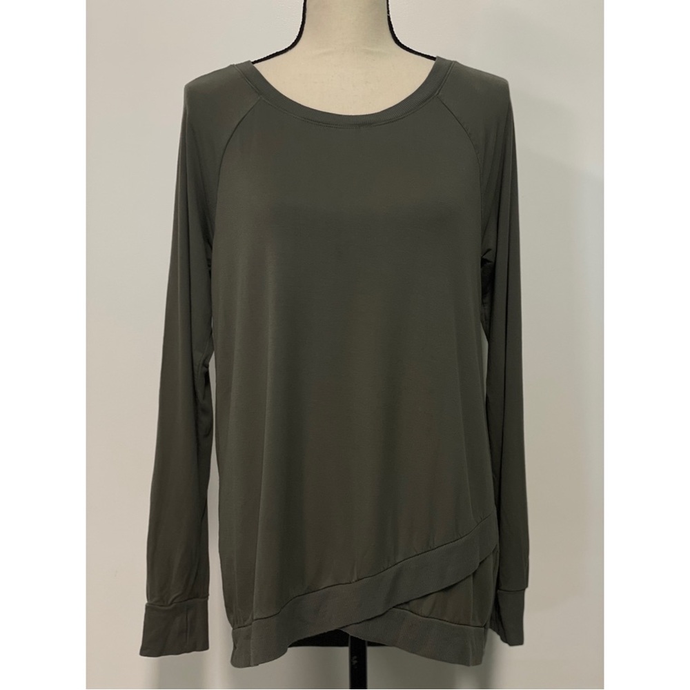 Threads 4 Thought Crewneck Lightweight Sweatshirt Green Size S